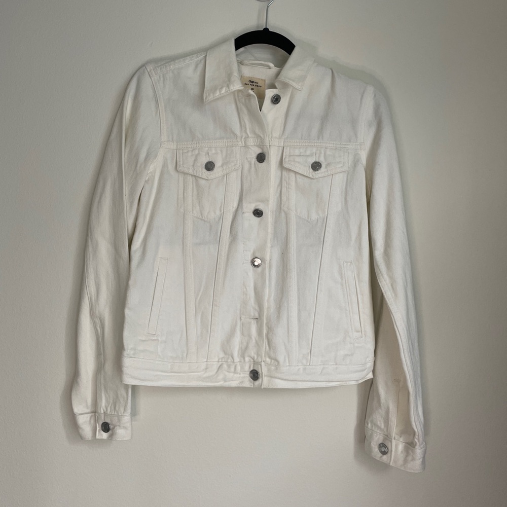 White Denim Jacket GAP